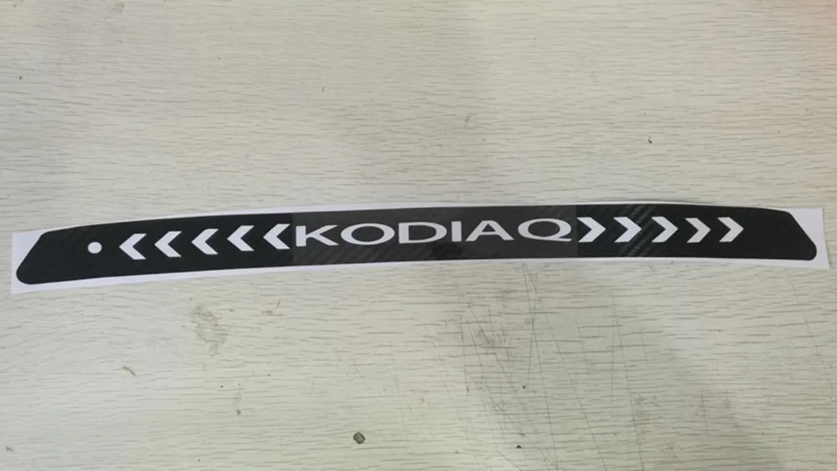 

1 Шт. 3D Виниловая Наклейка Из Углеродного Волокна Для Skoda Kodiaq 2016-2024, Защитный Чехол Для Заднего Стоп-сигнала