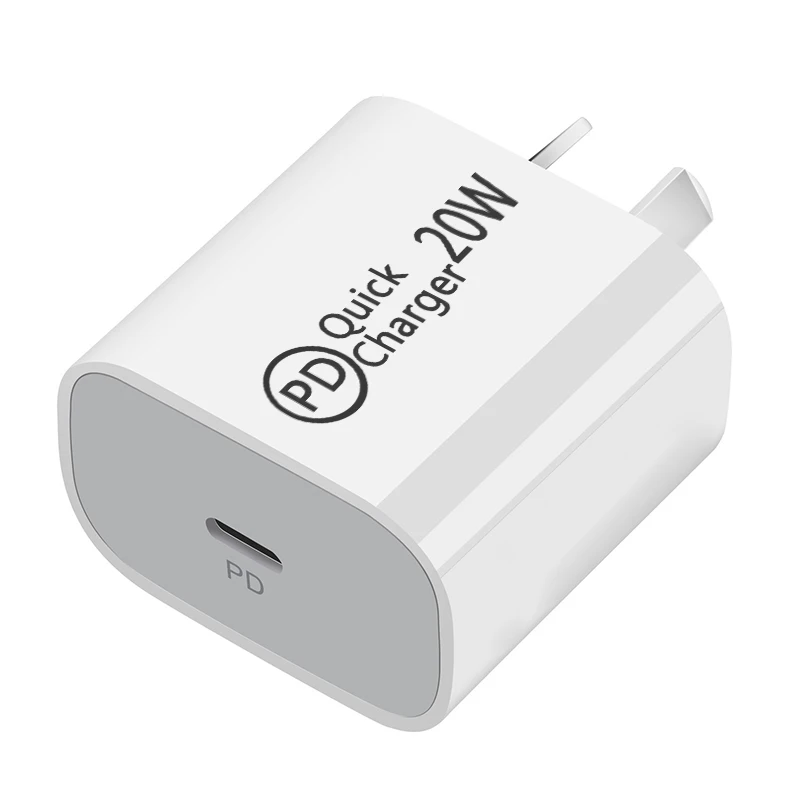 Быстрая зарядка зарядное устройство PD 20 Вт штепсельная вилка стандарта