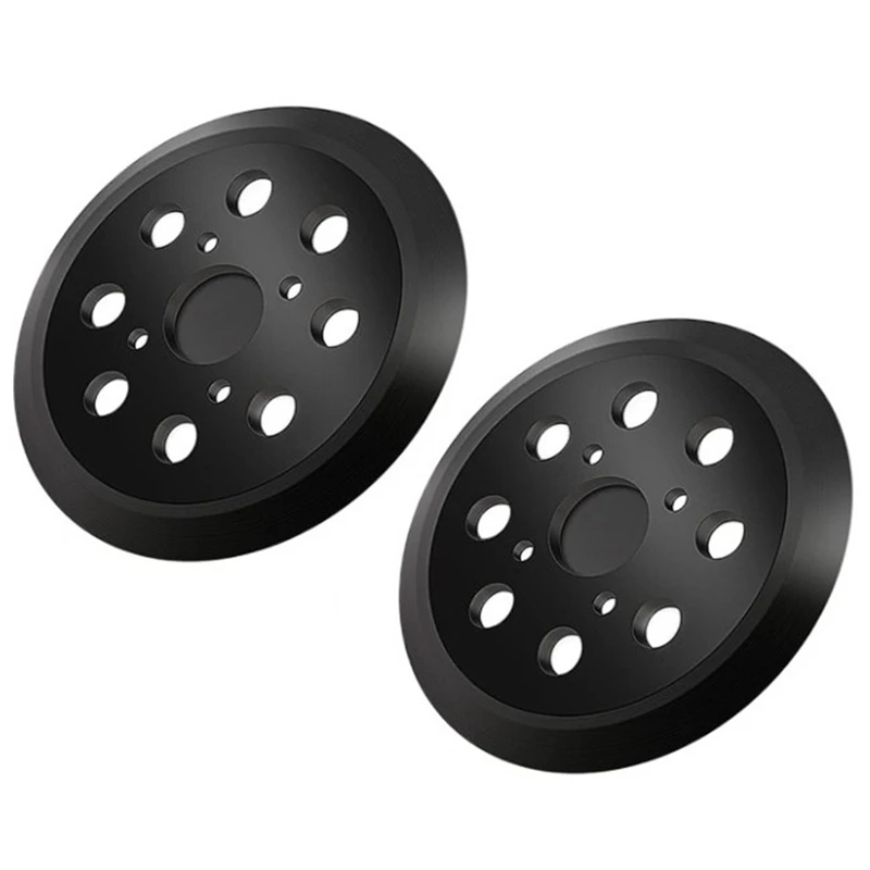 

HLZS-2 Pcs 5 Inch 8 Hole Hook And Loop Sander Backing Pad, Replacement Backing Pads, Sanding Pad