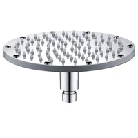 round 3 colors change led light shower head stainless steel bathroom top spray 7 colors waterfall showerhead