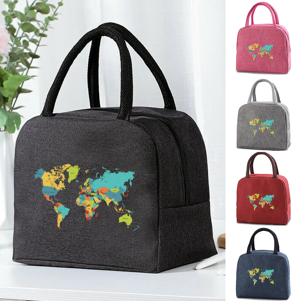 

Handbag Lunch Bag Women Cooler Insulated Thermal Bag Lunch Box Ice Pack Portable Tote Food Picnic Bags for Men Women Kids Work
