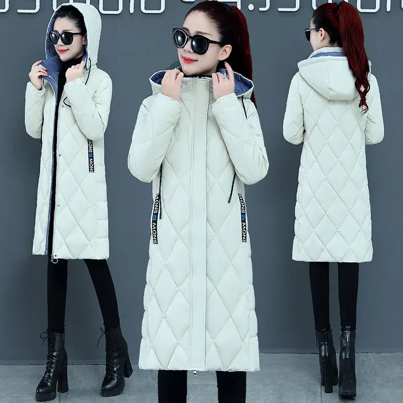 Women's Winter Coat Long Hooded Padded Jacket Warmth Parka Jacket Slim Fit Free Shipping Cheap Wholesale Plus Size Fashion New