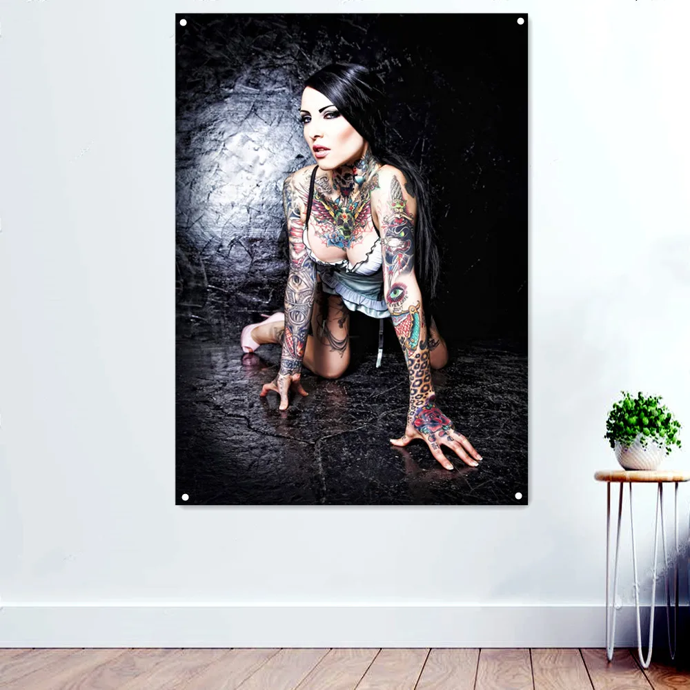 

Pin on Ink'd Motorcycle Wall Art Tapestry Decor Banners Flag Posters & Prints Pub Club Man Cave Bar Garage Wall Decor Painting