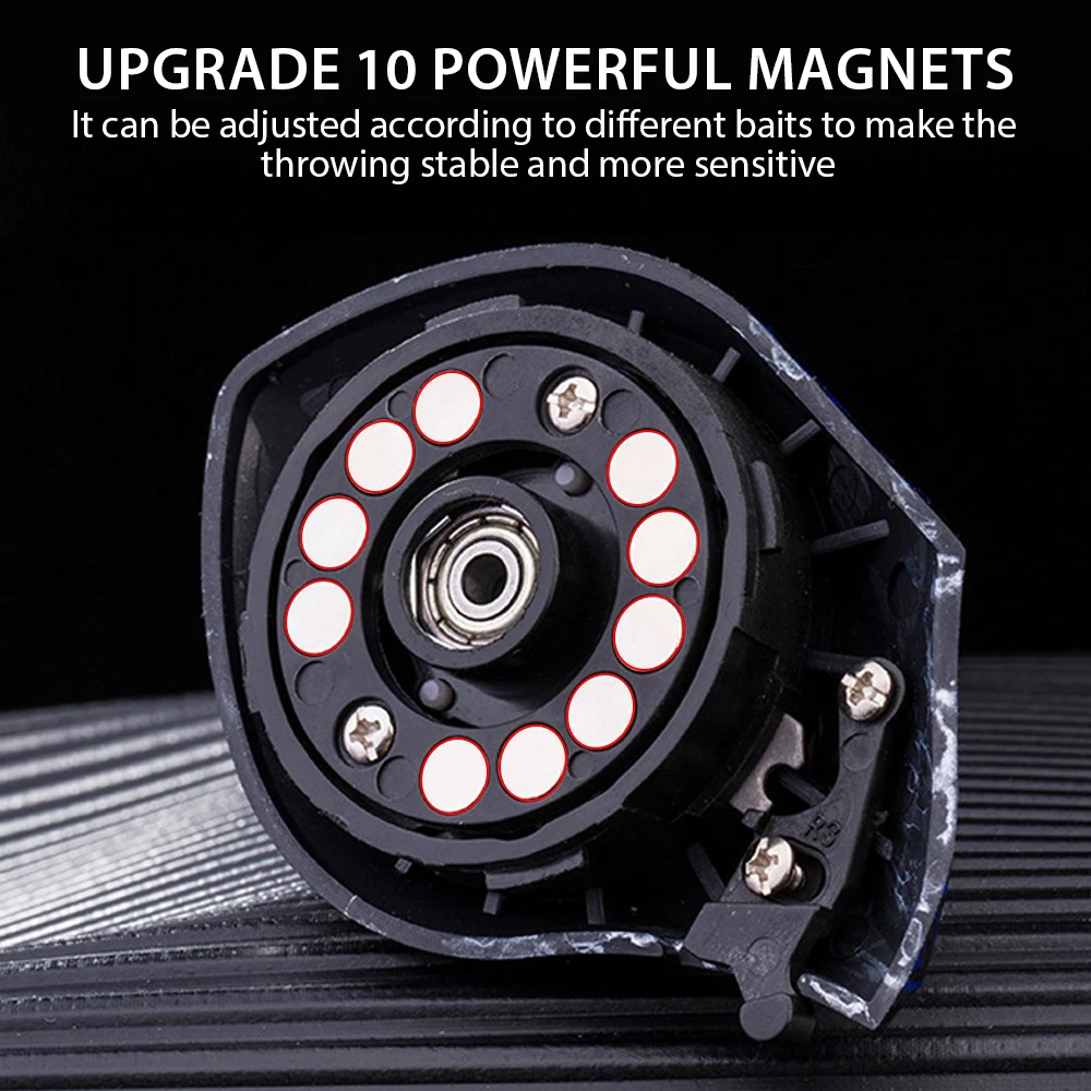 Новая катушка рыболовная приманки 7 2: 1 высокоскоростная максимальная нагрузка 10