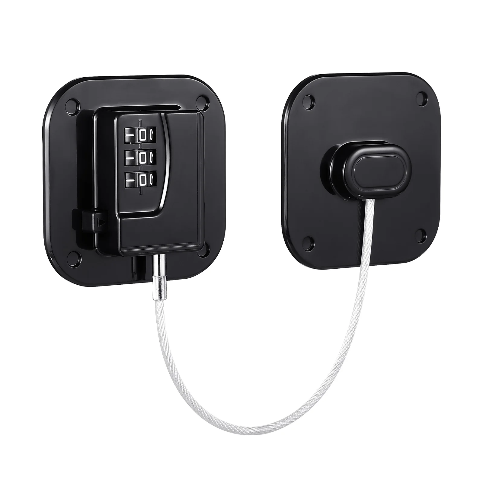 

Refrigerator Lock Baby Safety Child Strap Locks Code Mini Refrigerador Cabinets Adhesive Fridge Aldult