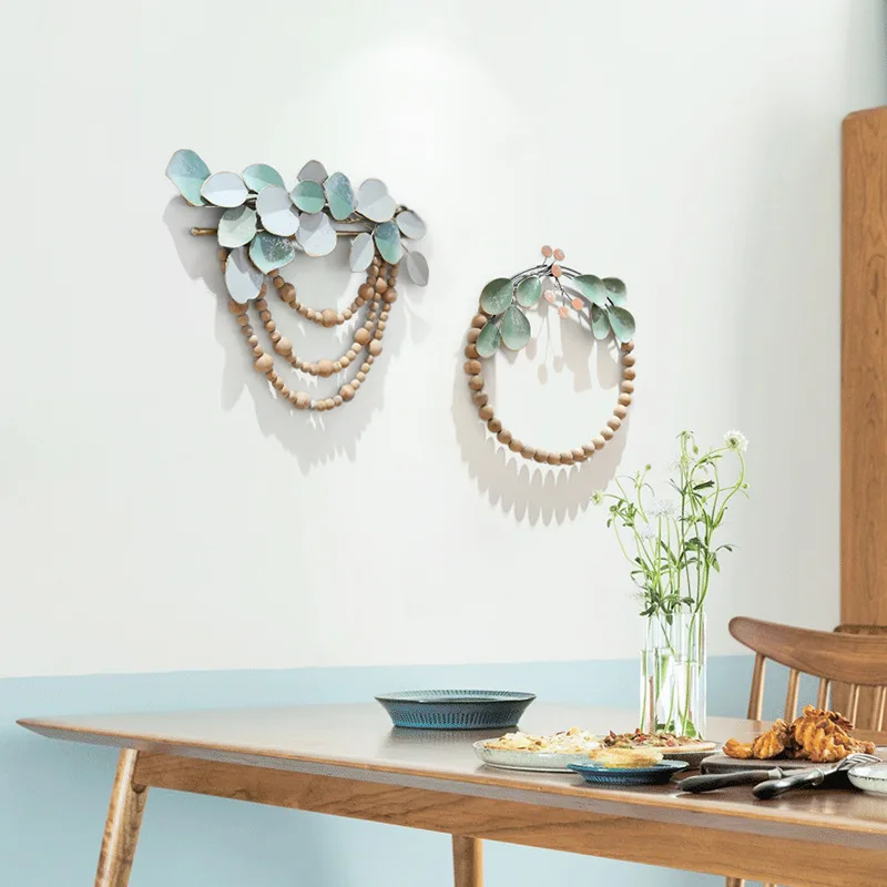 

Креативное настенное украшение в скандинавском стиле с Красной сеткой в виде сердца для девушки, маленькое Кованое железное украшение для стен, подвеска