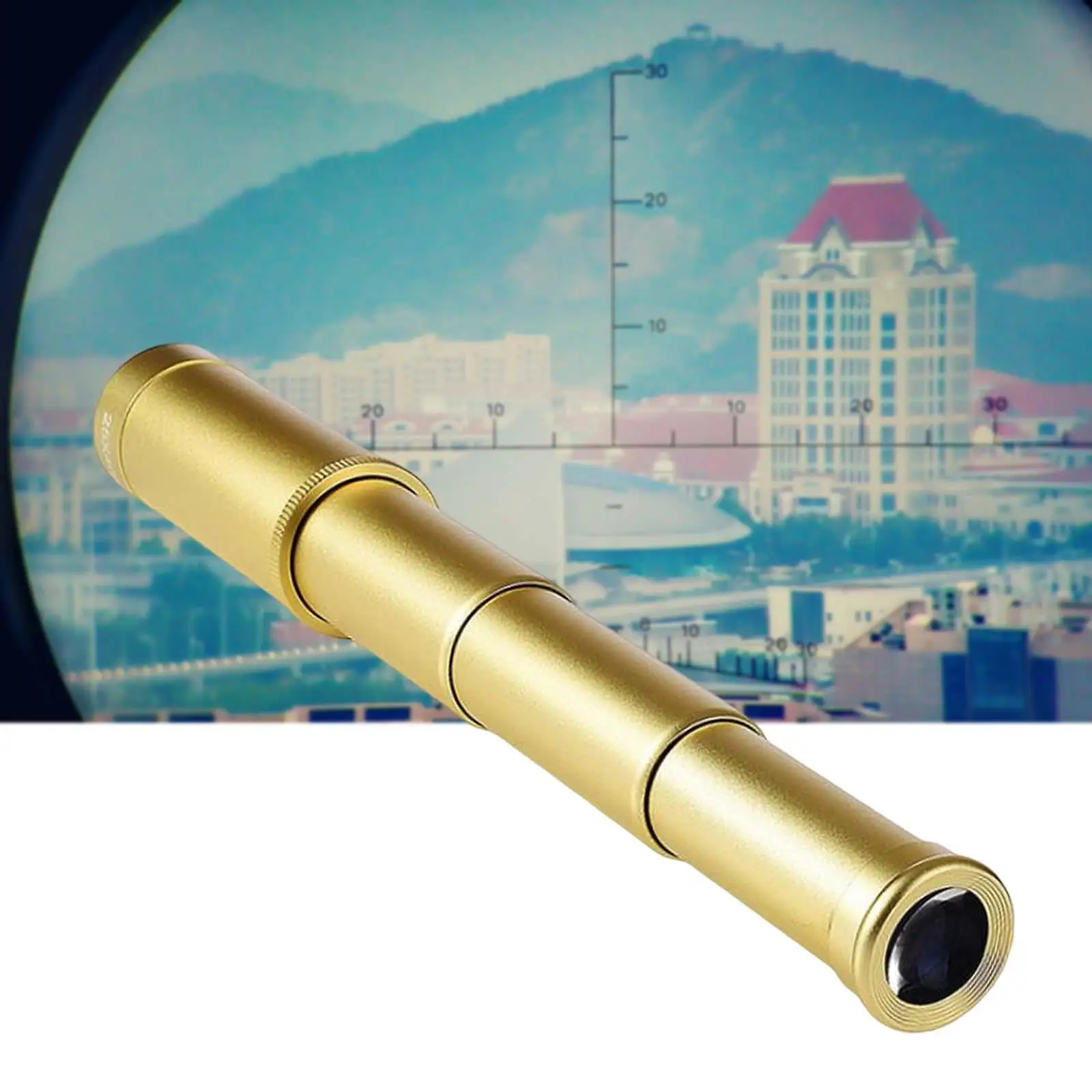 

Zoomable Telescope 25x40 Handheld Adjustable Spyglass for Travel Hiking Navigation Kids