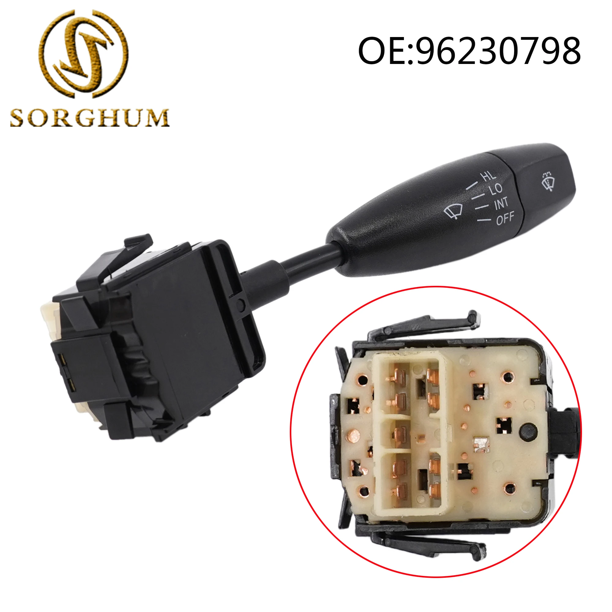 

Sorghum Auto Car Steering Column Switch Windshield Wiper Switch Stalk For Daewoo Lanos Stufenheck 96230798 96 230 798