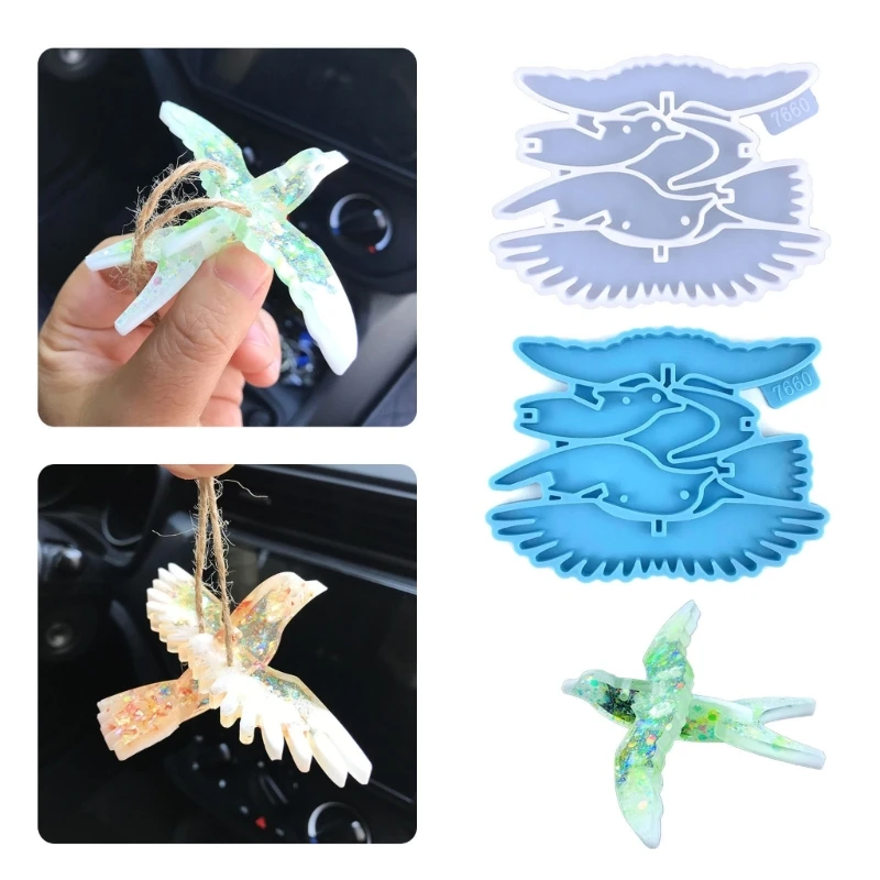 

Настенные полимерные формы с колибри, силиконовые формы, стерео, для рукоделия «сделай сам», украшение для дома на День святого Валентина