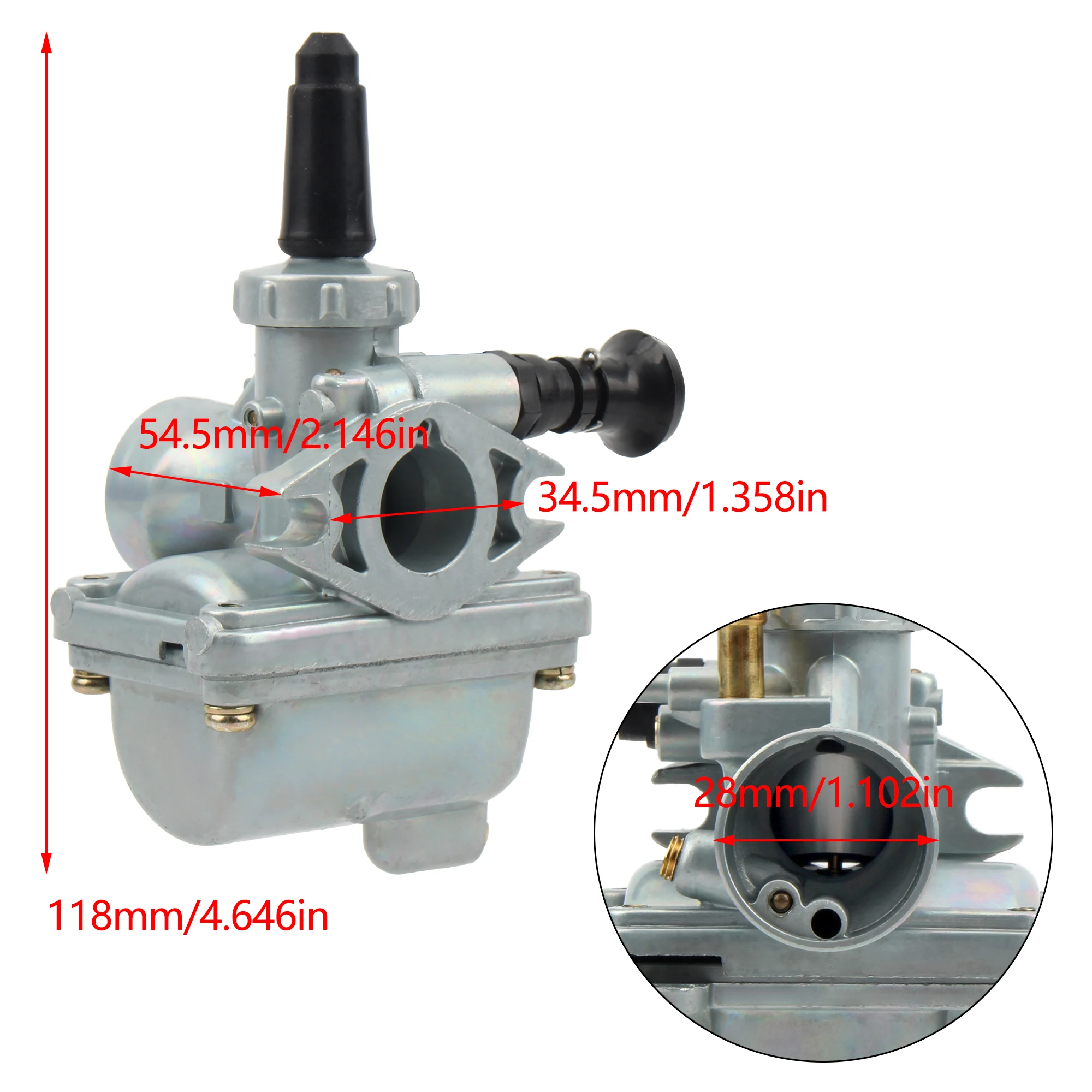 Карбюратор для мотокросса VM16 Mikuni VM16-353 Honda MT MB MTX MBX 50 Yamaha DT50 MX R RD50 M 50cc