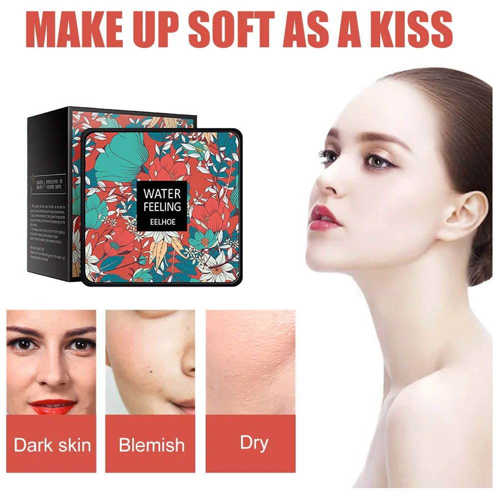 

1Pc Flawless Air Cushion BB Cream Mushroom Air Cushion Covers Facial Imperfections Waterproof Sweatproof Non-makeup BB Cream
