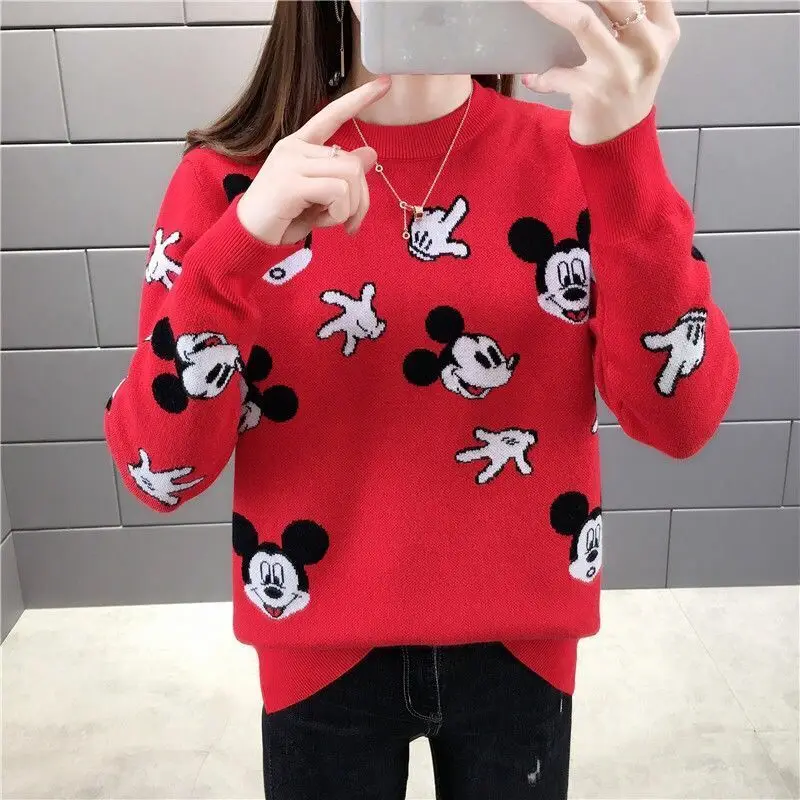 

Джемпер женский трикотажный с длинным рукавом, на осень/зиму