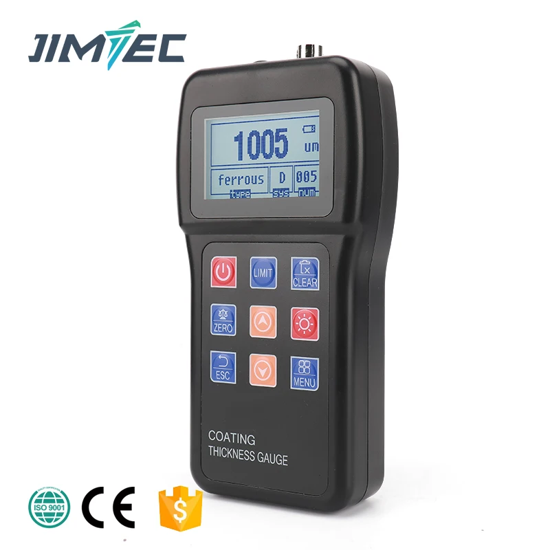 

JITAI6103 China Manufacturer Portable Thickness Measuring Instrument Electronic Digital Coating Thickness Gauges Meter