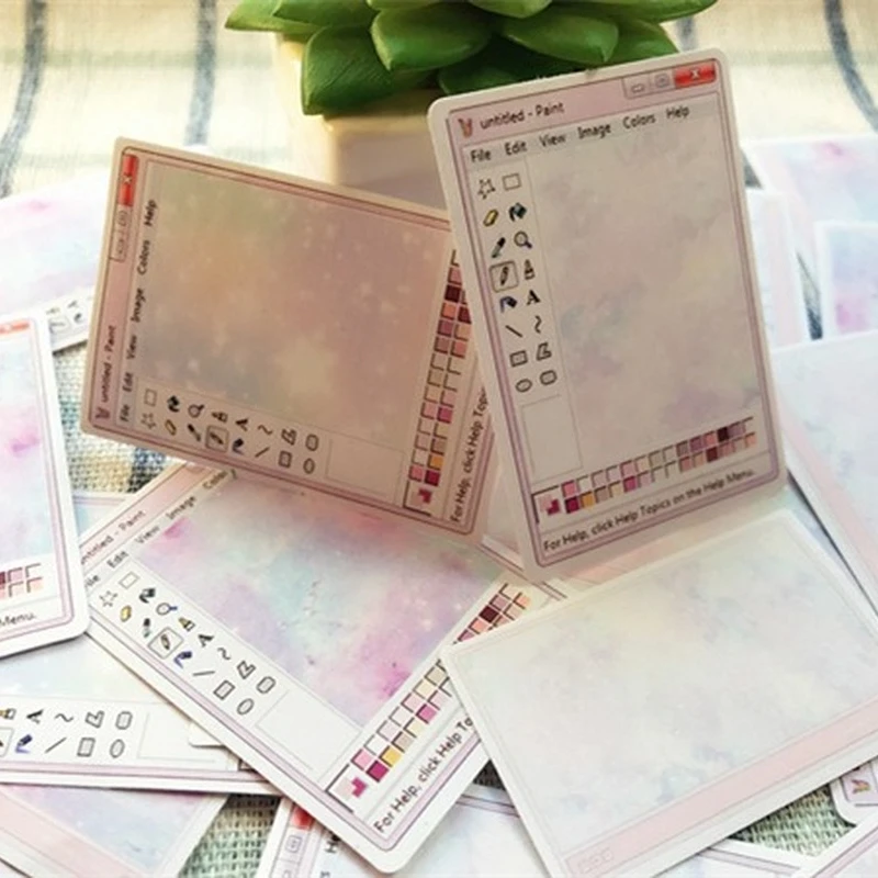 

18 листов, декоративные наклейки в стиле ретро, в стиле Харадзюку