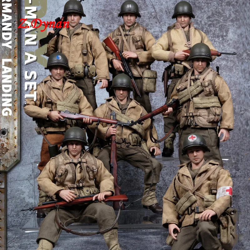 

8pcs/set Crazy Figure 1/12 LTY001 US Army Male Soldier Weapon Accessories Gun Helmet for 6 Inch Action Figure Set