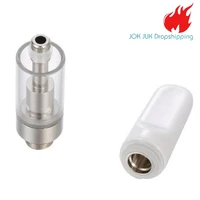 jok juk dropshipping 10pcs colorful ceramic nozzle tip oil cartridge 0 51 0ml510 thread tobacco concentrate smoking accessories