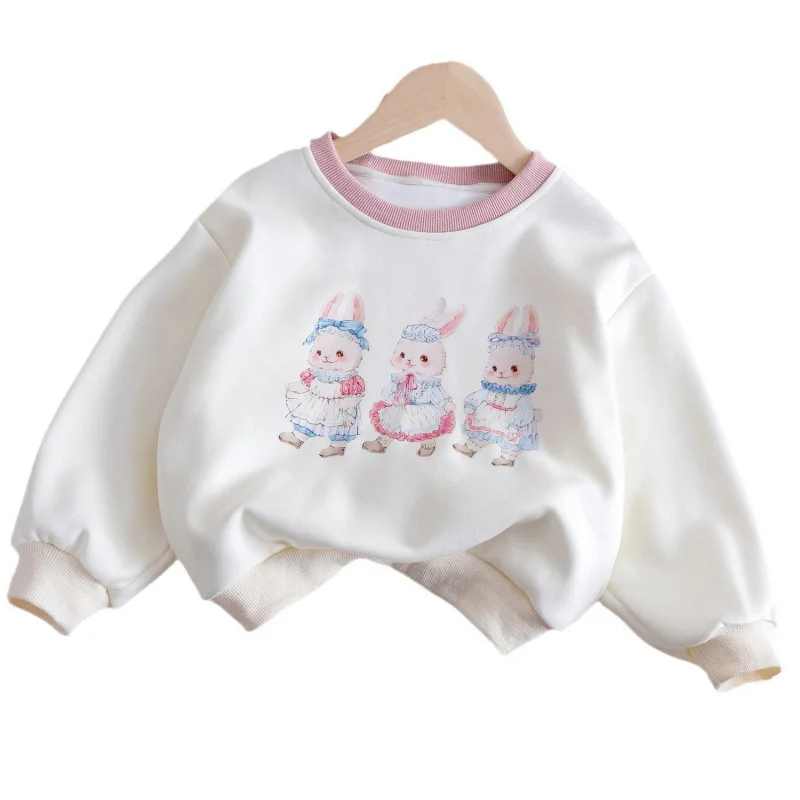 LYY-детская одежда свитер для девочек осень 2024 новый детский в западном стиле с