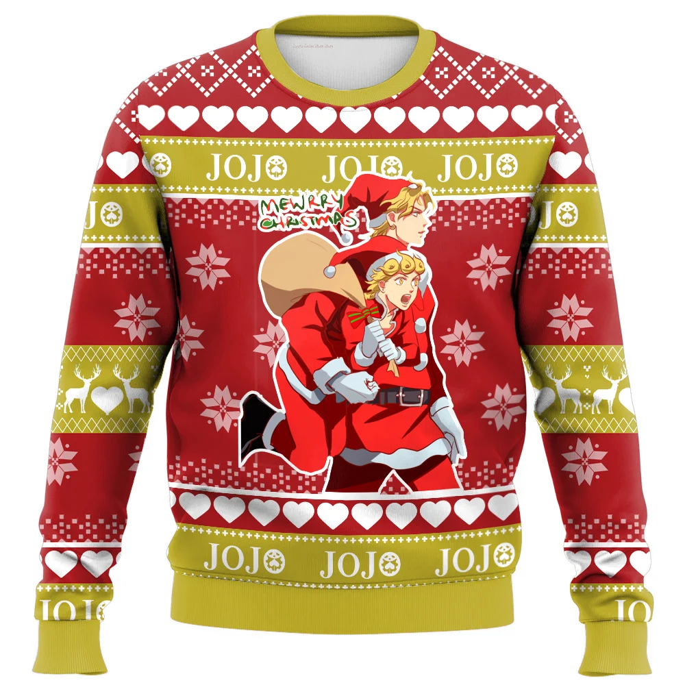 ZabawnyprezentświątecznyBrzydkisweter2025Nowyodnysweter uliczny znadrukiem3Ddl мужжчиныGorącosprzedającasięoversizowakoszulazo