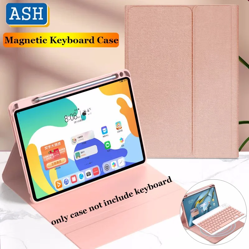 

ASH Magnetic Keyboard Case For Huawei Matepad Pro 11 2022 Matepad 11 T10S SE Matepad 10.4 Pro 10.8 Cover With Pen Slot-Only Case