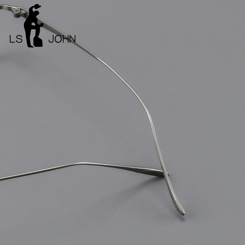 Kwadratowe oprawki do okularów bez oprawek Mężczyźni Tytanowe ultralekkie luksusowe okulary korekcyjne z krótkowzrocznością Kobiety