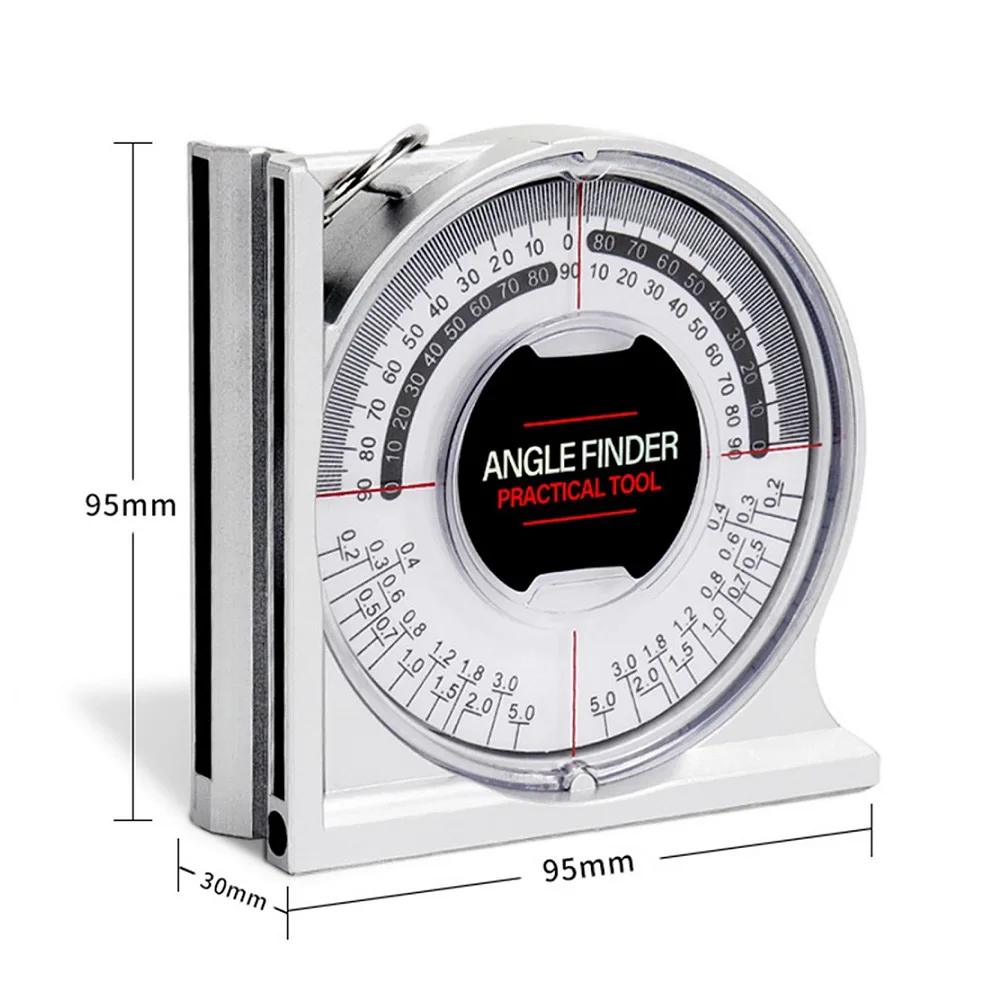 

Magnetic Angle Locator Slope Protractor Level Meter Portable Measuring Tool For Accurate Angle Identification