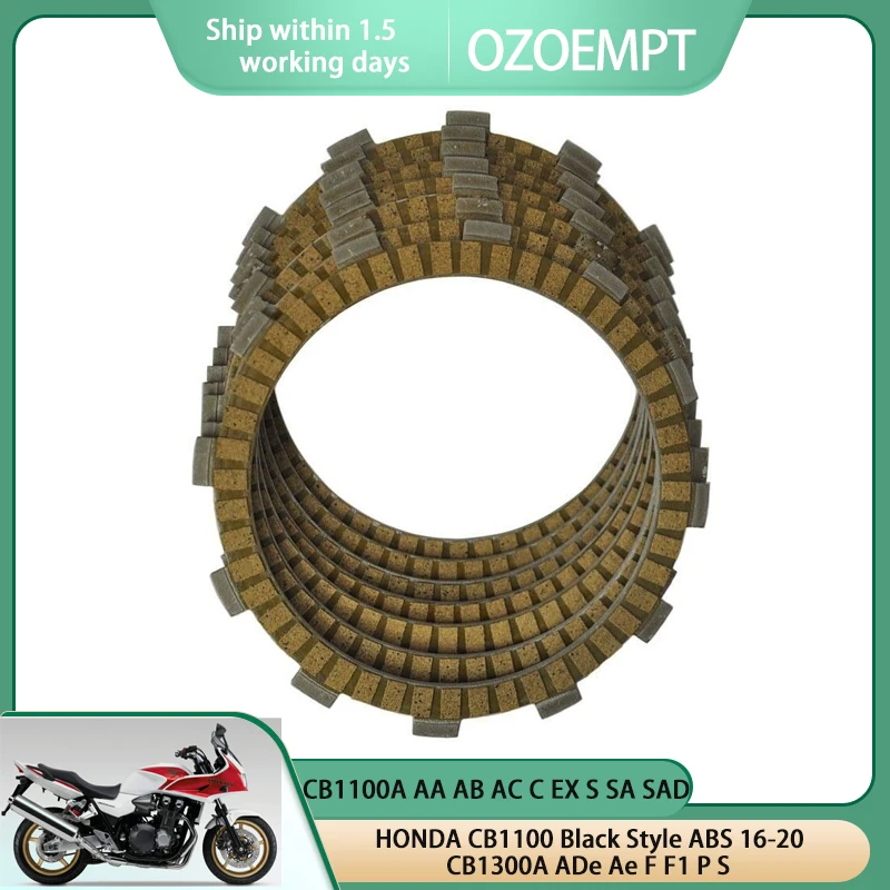 Фибрирующая пластина сцепления OZOEMPT, подходит для HONDA CB1100 Black Style ABS 16-20 CB1100A AA AB AC C EX S SA SAD CB1300A ADe Ae F F1 P S