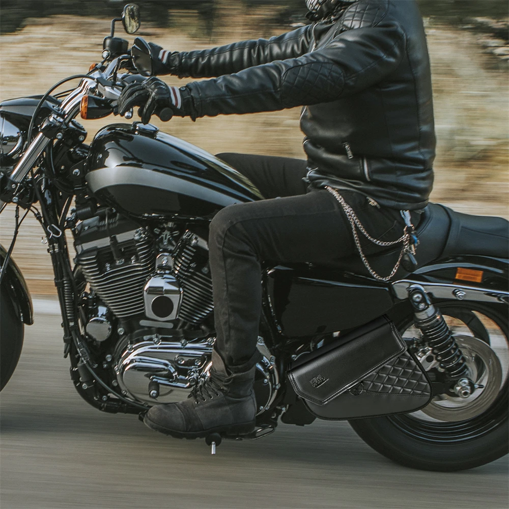 Боковые мотоциклетные сумки Сумка Swingarm для Sportster Iron 883 1200 Street 750 Honda Rebel CMX500 300