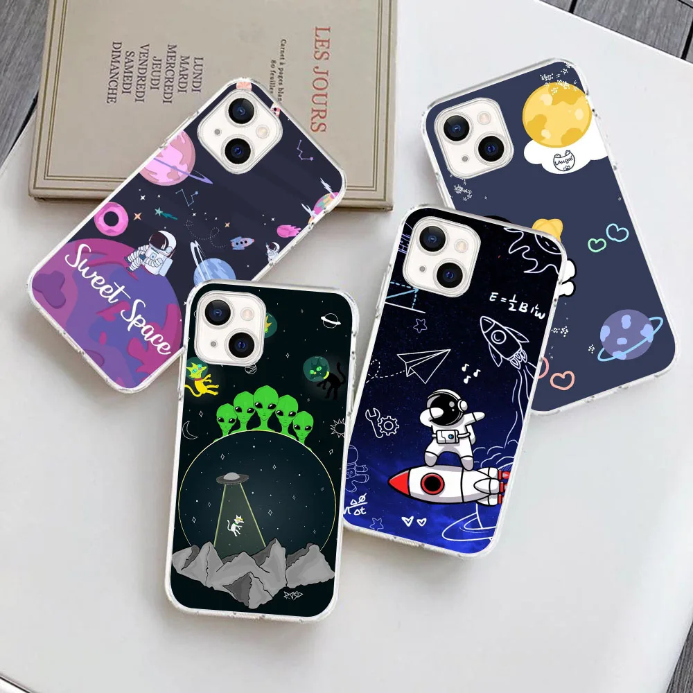 HR-56 Мягкий чехол Space Astronaut для OPPO A11K A12 A12S A53 A32 A33 A31 A9 A5 F9 Reno 2Z 2F 3 5Z A55 A54 Pro