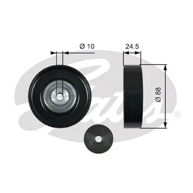 

T36381 подшипник натяжителя генератора YARIS 1,0 VVTI (99 05) / (1SZFE)