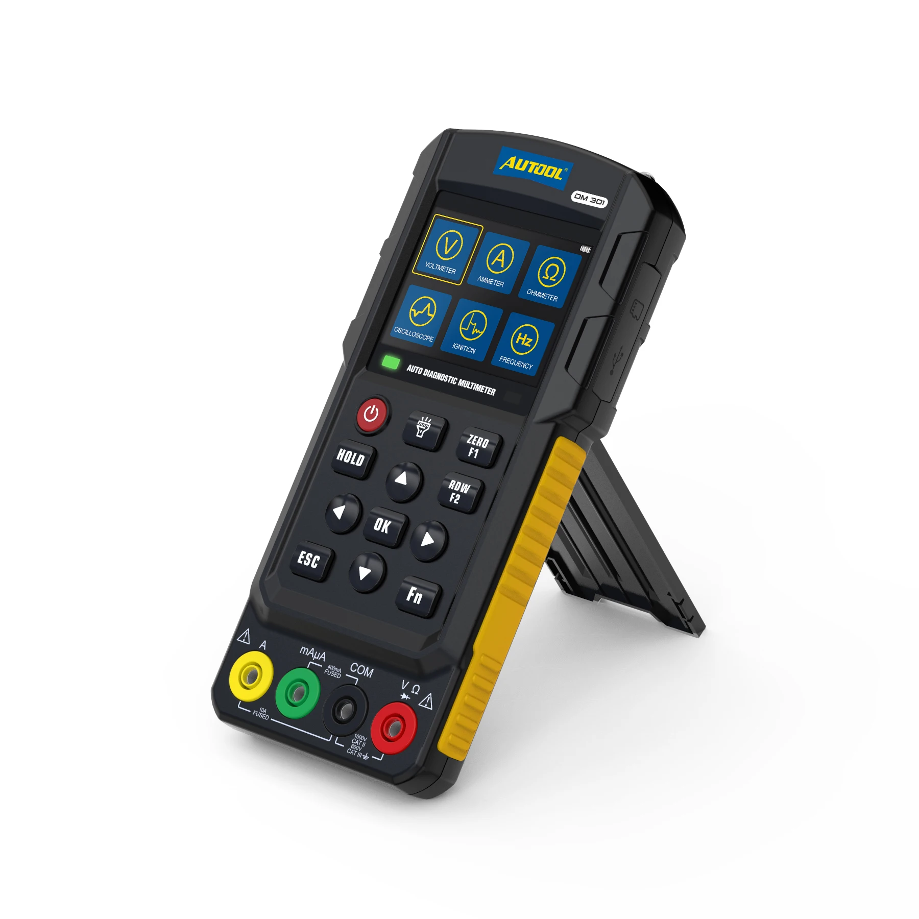 

AUTOOL DM301, автоматический диагностический мультиметр, устройство для измерения яркости/диод/устройство для проверки сигнала