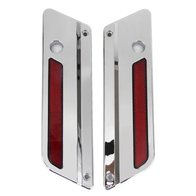 

Хромированная жесткая седельная сумка для мотоцикла, защелка из АБС-пластика для Harley Touring Electra Street Glide Road King FLH FLT FLHR FLTR 1993-2013