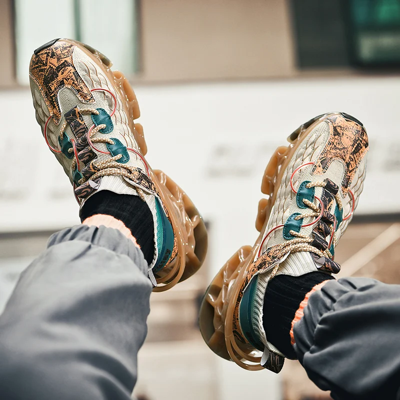 Fashion Blade Loafers Running Shoes for Men Luxury Designer Male Tenis Shoes Mens Casual Shoes Platform Shoes Men Shoes Sneakers