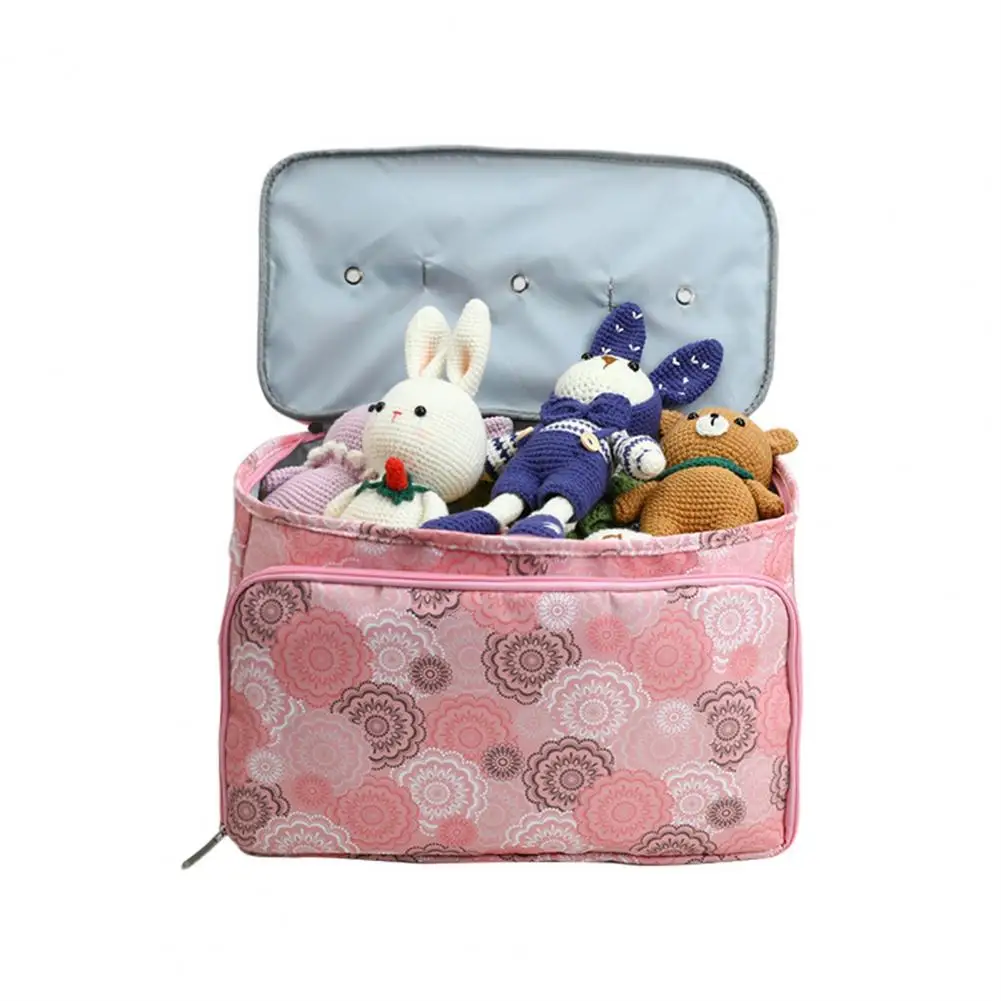 

Полезная сумка для хранения игл из ткани Оксфорд 600D, органайзер для пряжи кроше, легкий, большой емкости