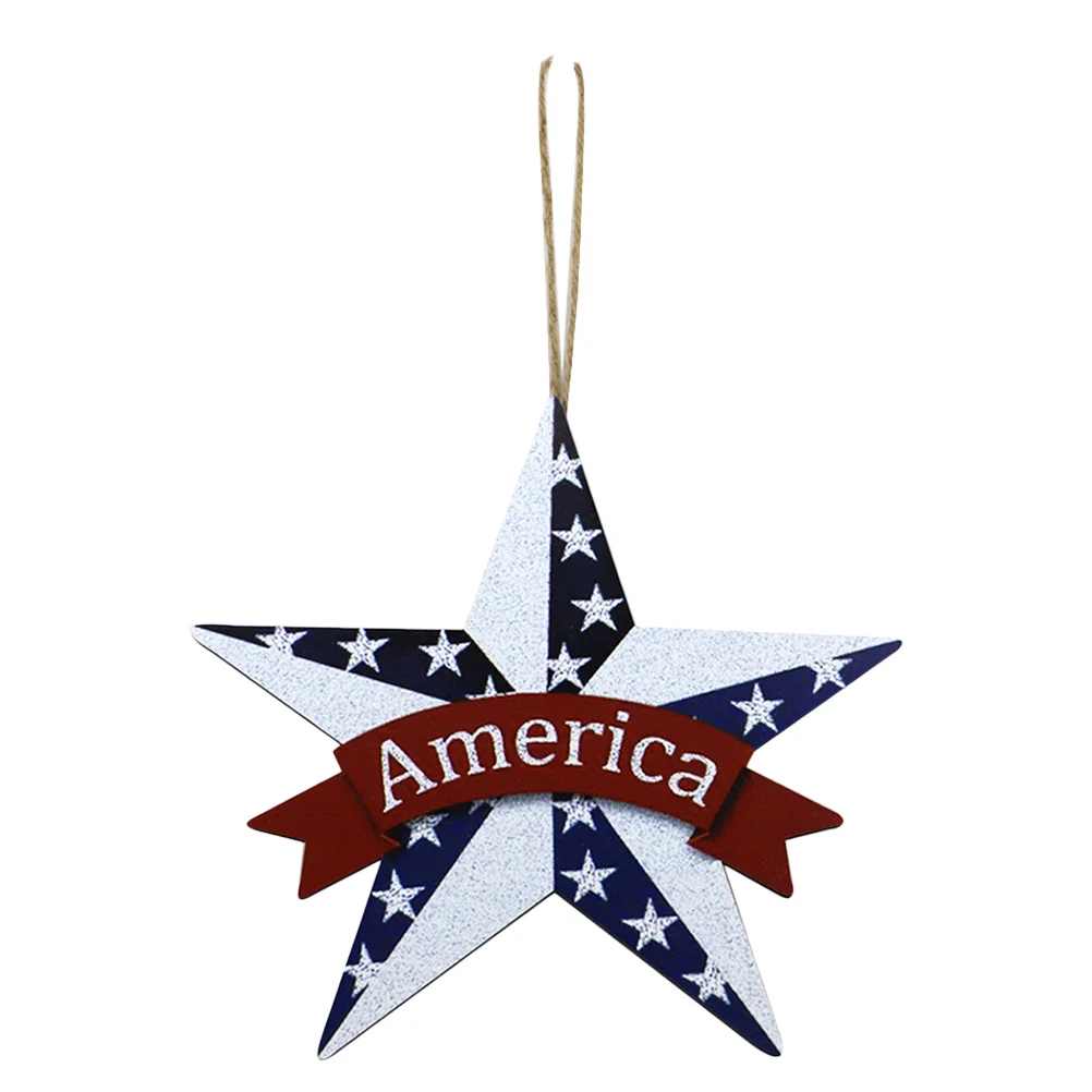 

Patriotic Decorations Star Wall Decor Hanging Decor Independence Day Ornament