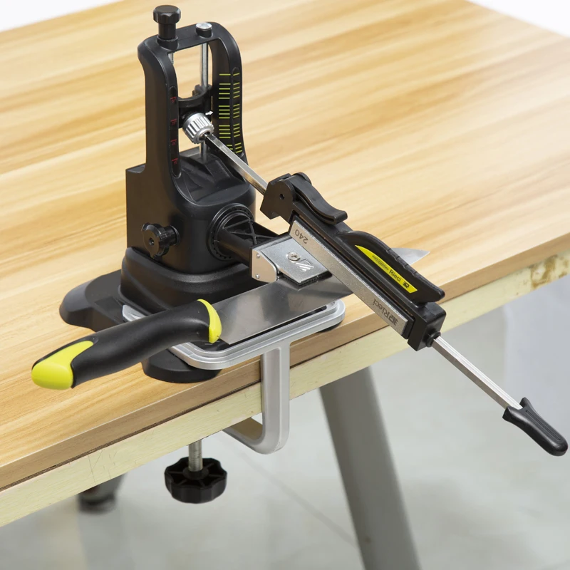 

2022 Brand New Knife Sharpener Manual Flip Multi-functional Fixed Angle Sharpening Machine Kitchen Grind System Sharpeing Stones