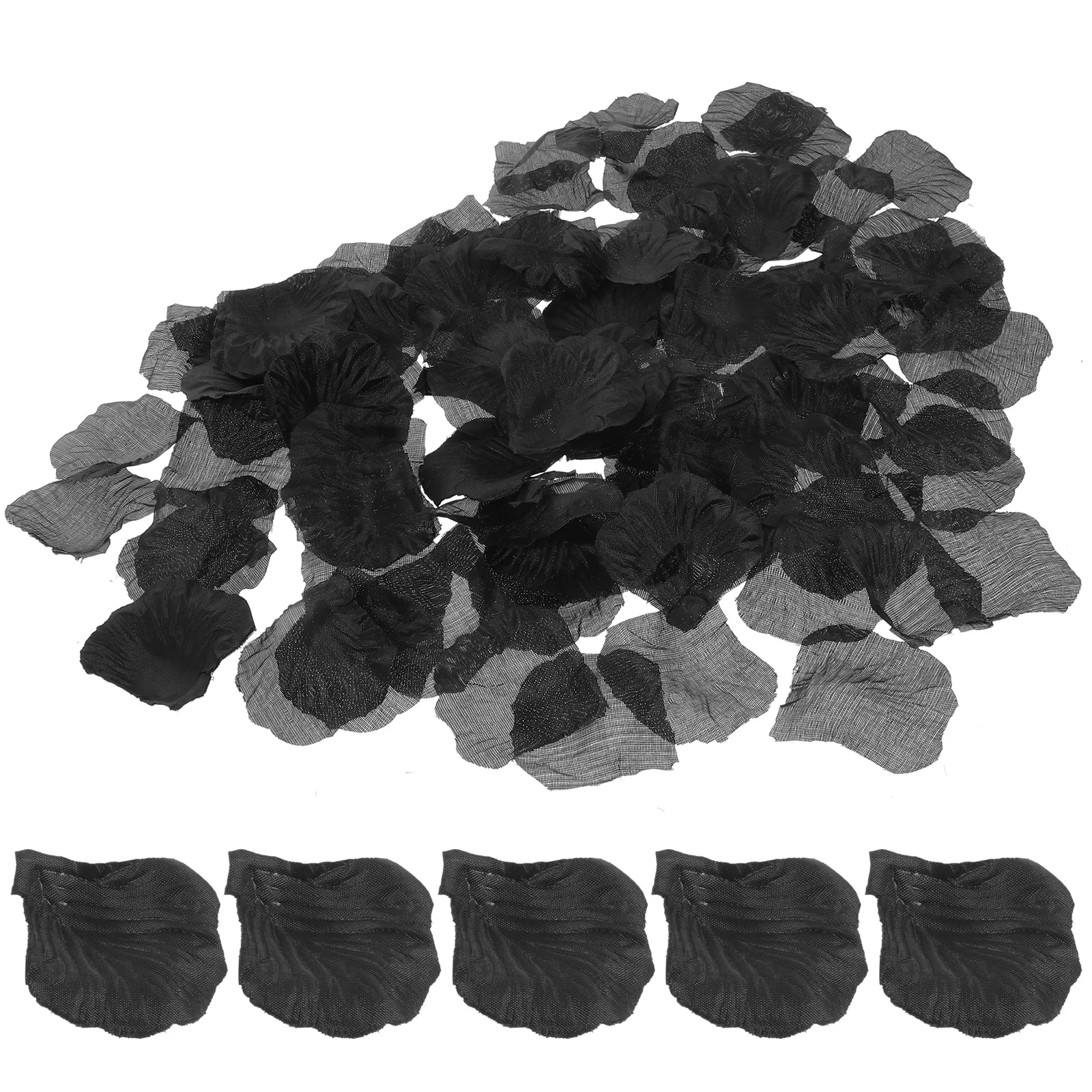 

12 Bags Simulation Rose Petals Artificial Rose Petals Fabrics Flower Petals for Romantic Night