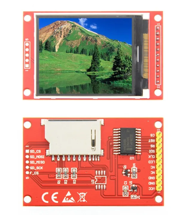 UNO Mega2560 2 дюймов 11PIN SPI 16BIT RGB 65K цветной TFT ЖК-дисплей экран с адаптером платы ILI9225
