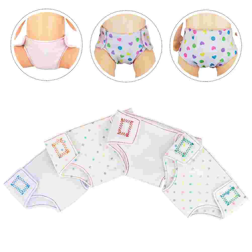 

4pcs Durable Chic Premium Doll Diapers Accessories Baby Doll Diapers Doll Diapers