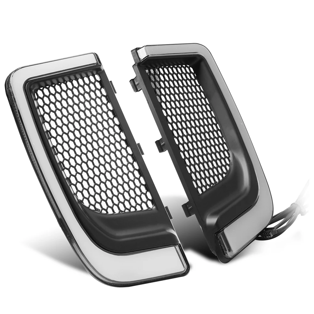Светодиодный поворотный сигнал для мотоцикла обтекатель Нижняя решетка Harley Touring