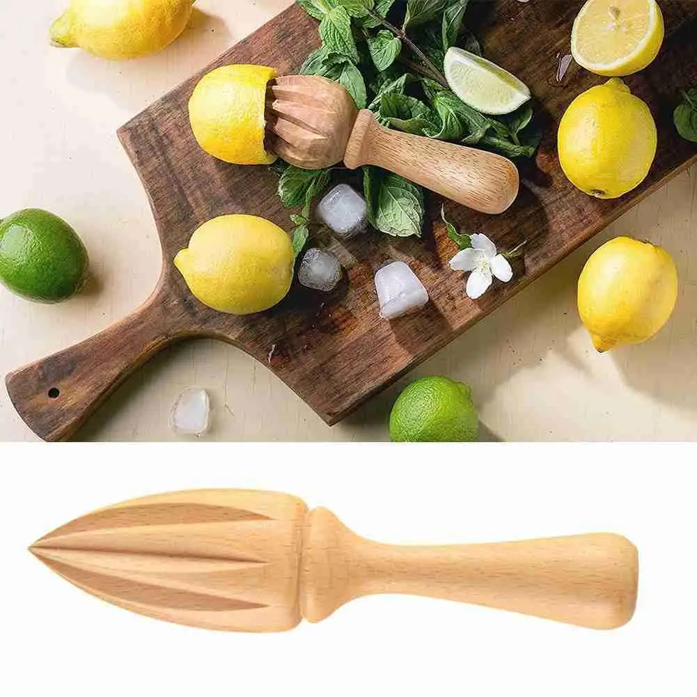 

1 шт., деревянная соковыжималка для лимона, десять углов