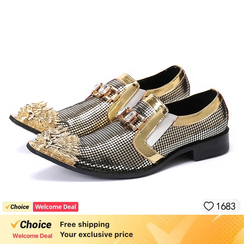 Туфли мужские кожаные с острым носком роскошные дизайнерские деловые