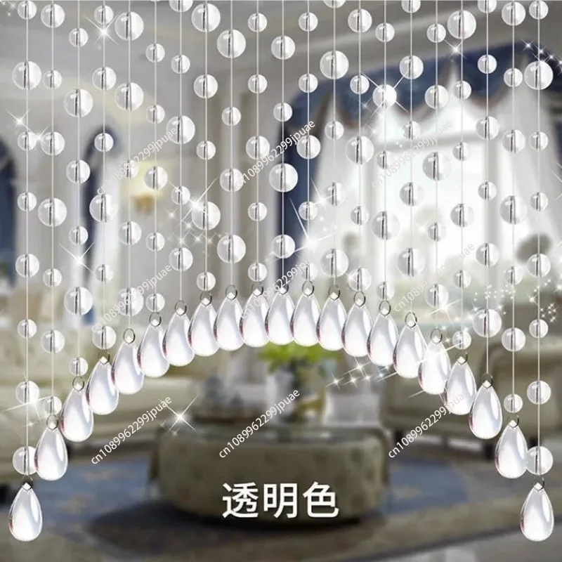 Занавеска из хрустального стекла с бусинами для гостиной спальни окна двери