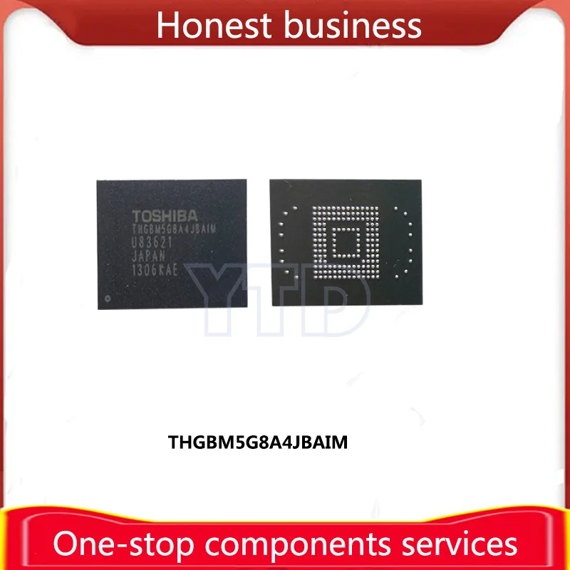 100% рабочий жесткий диск THGBM5G8A4JBAIM 100%, качественный EMMC BGA 32 ГБ, флэш-накопитель для компьютера THGBM5G8A4