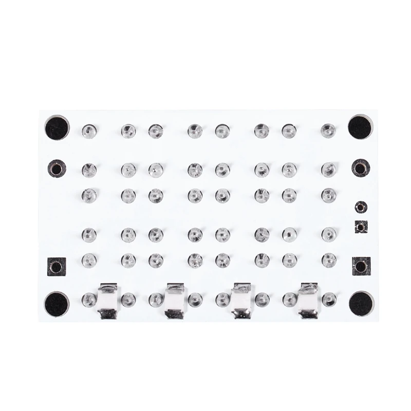 5X Новинка постоянный ток 3 в 5 В 12 лампочек супер яркая белая деталь печатная плата