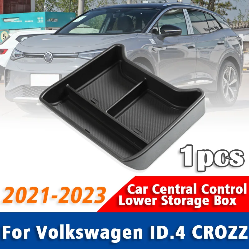 

Car Central Control Lower Storage Box Refit For Volkswagen VW ID.4 ID4 ID 4 CROZZ Auto Interior Accessories