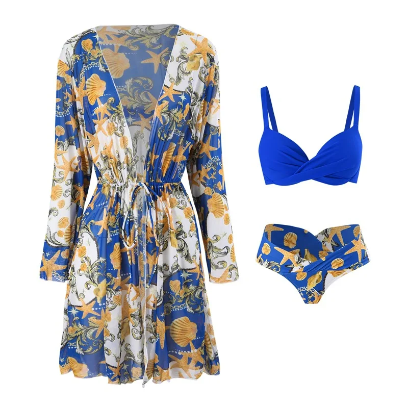 Семейные парные купальники для девочек Цельный купальник с принтом бикини мамы