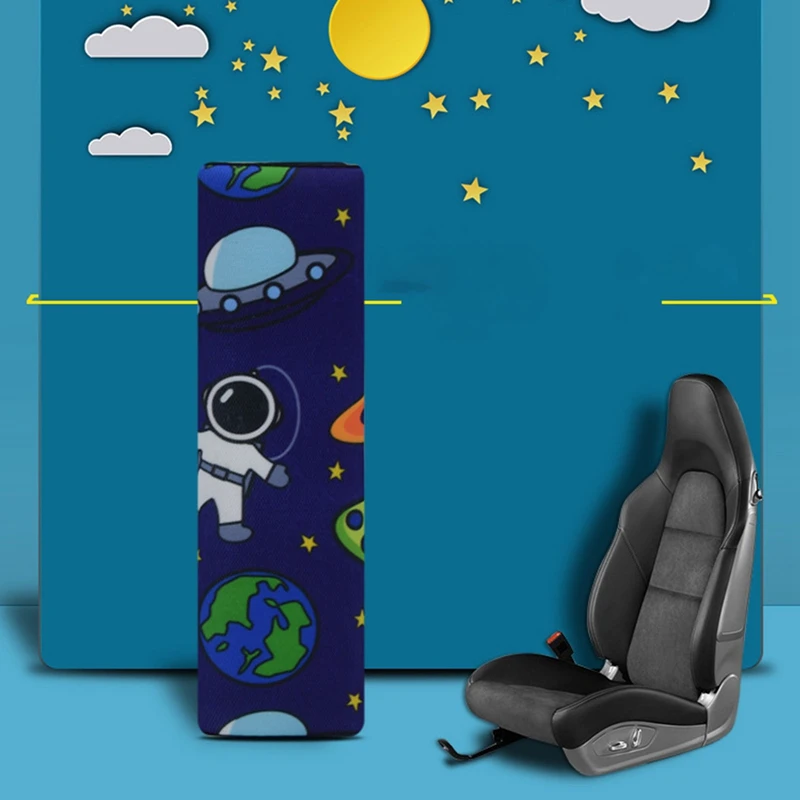 

2Pcs Cute Cartoon Car Seat Belt Shoulder Cover Auto Interior Decoration Safety Seat Belt Pad Protector Car Accessories