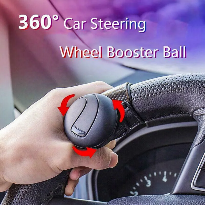 

360° Car Steering Wheel Knob Steering Wheel Booster Handle Control Spinner Reversing Effort-saving Assist Ball Car Accessories