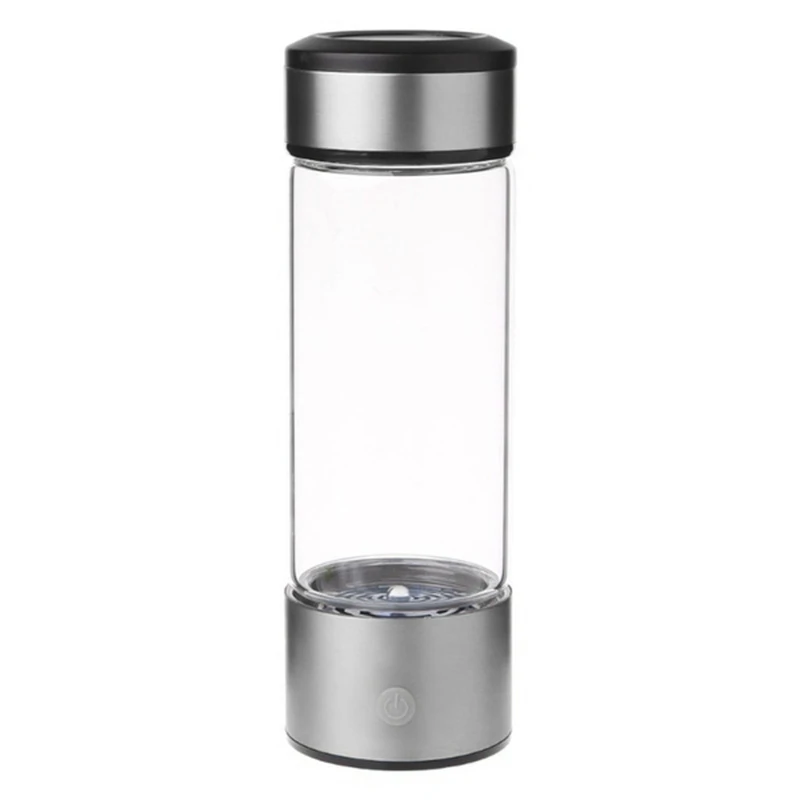 

400-500ML Portable Hydrogen Rich Water Maker Ionizer Generator Bottle Cup Xmas Gifts Straight