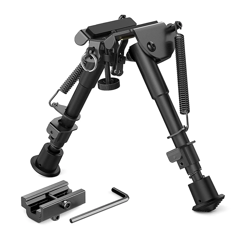 

Tactical rifle bipod carbon fiber 6~9 Inch Tripod Joint for Airsoft Warrior MB01/L96 Sniper Rifle Hunting Caza